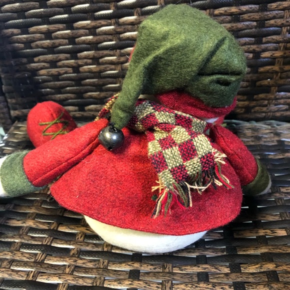 Plush snowman Xmas decor - Picture 2 of 3